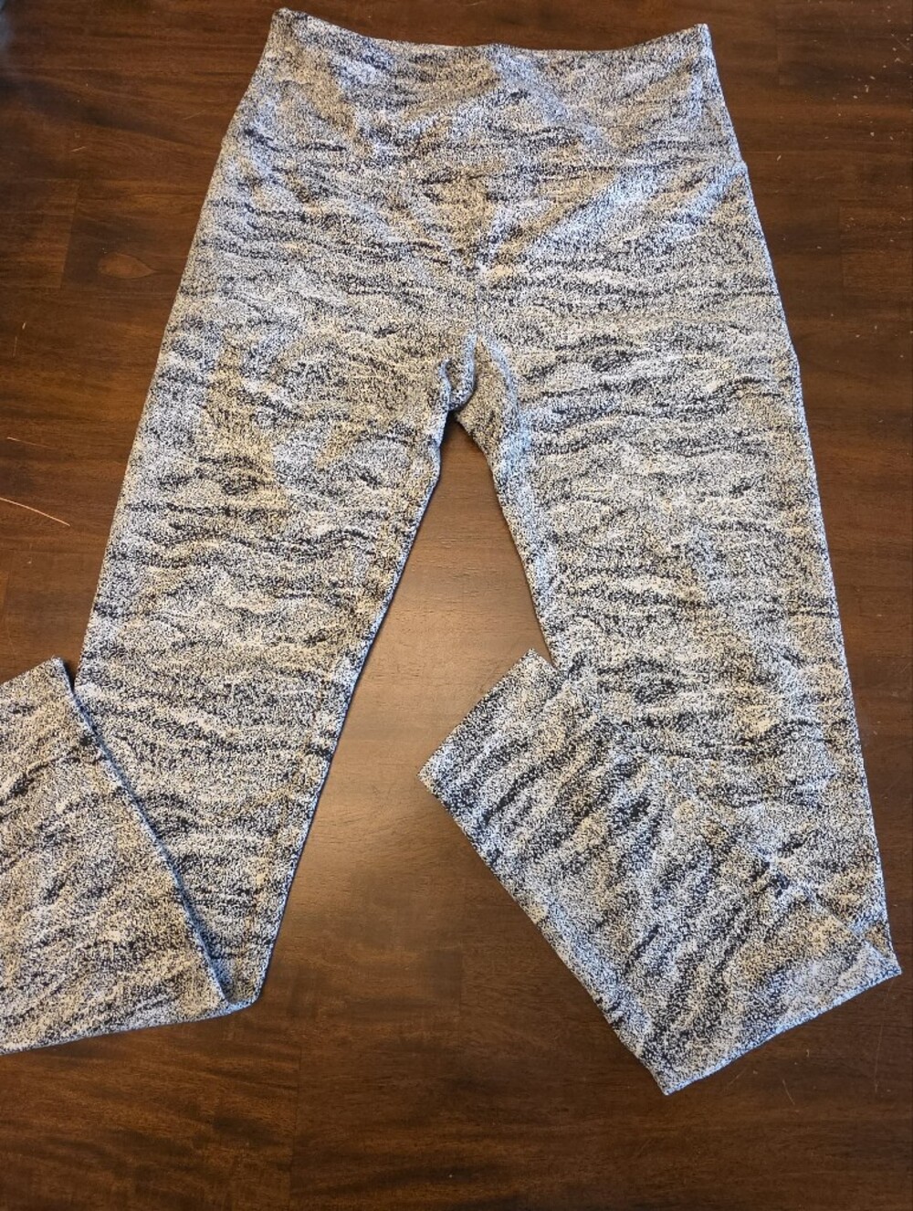 Kyodan Gray Space Dye High Waisted Athletic Yoga Leggings - Size Small